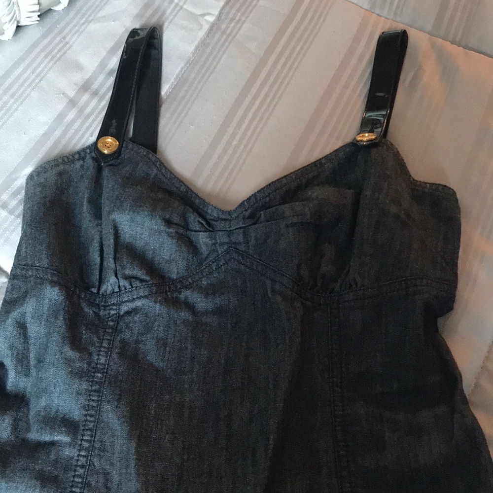 Arden B Black Denim Romper - Picture 2 of 3